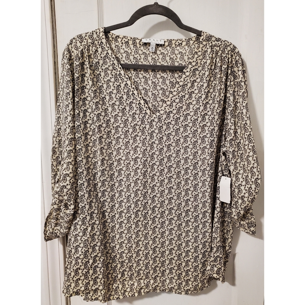 Paisley 3/4 Sleeve Blouse